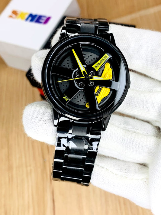 Rotating Wheel Rim Watch