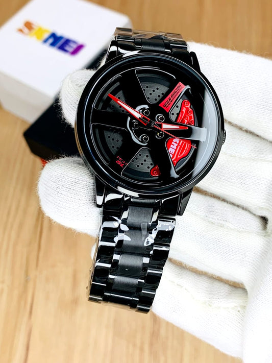 Rotating Wheel Rim Watch